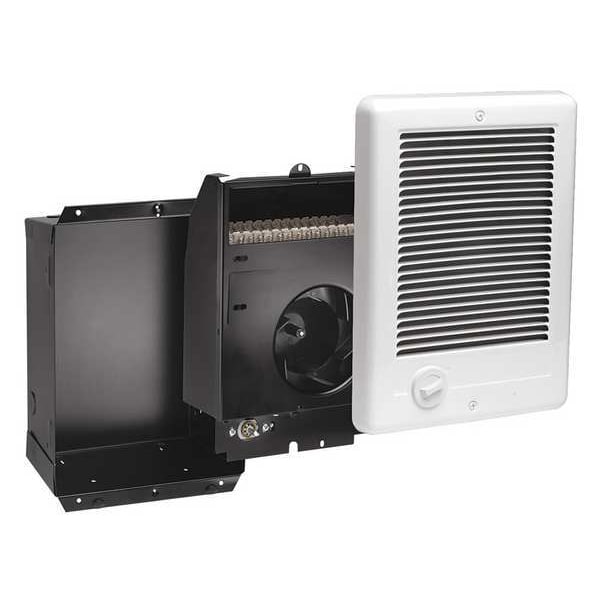Cadet Recessed Electric Wall-Mount Heater, Recessed, 1000/750W W, 240/208V AC, White - CSC102TW