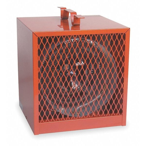 Dayton Portable Electric Jobsite & Garage Heater, 4000W/3000W, 208/240V AC, 1 Phase, 13,650 / 10,236 BtuH - 3VU34