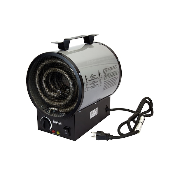 King Electric Portable Shop Heater in Gray, 240 Volt, 3750 Watt - PGH2440TB