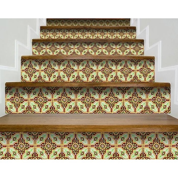 Homeroots 5 x 5 in. Gloria Yellow Removable Peel & Stick Tiles - 400351