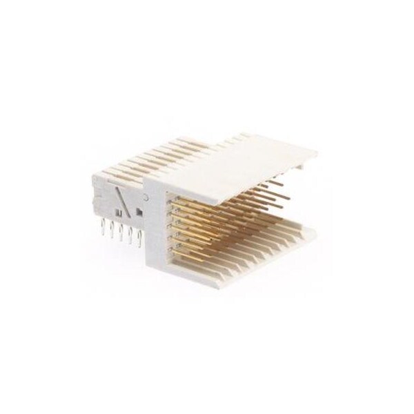 Conector de placa de FCI, 55 contactos, 5 filas, macho, ángulo recto, terminal de ajuste por presión - HM2J09PE5110N9LF