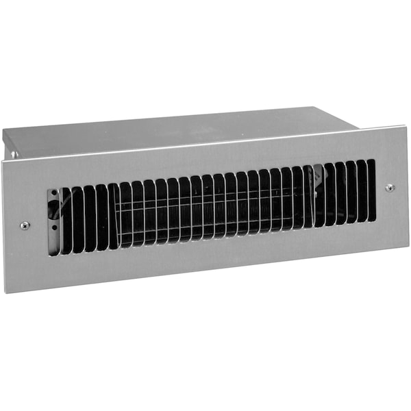 King Electric Mkt Ss Kick Space Heater 120V 1500-750W Stainless Steel - MKT1215-SS