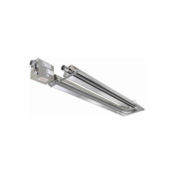 Sunstar Heating Products SunStar SPU Series Natural Gas Infrared U Tube Tough Guy Heater, 30' Tube Length, 125000 BTU - SPU125-30-TG-N5