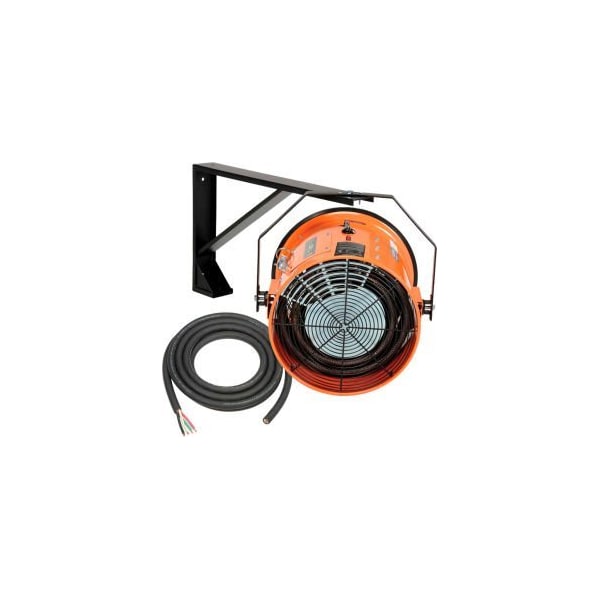 Global Equipment 15 KW Wall-Ceiling Electric Salamander Heater 208V 3 Ph With 25'L Power Cord - 653566
