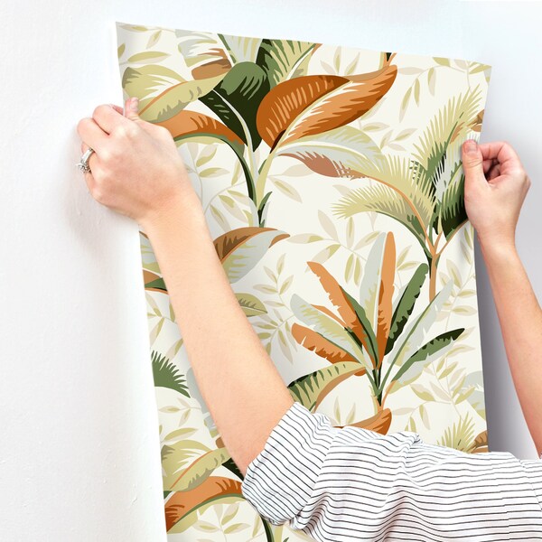York Wallcoverings Summerhouse Sienna Wallpaper - GO8201