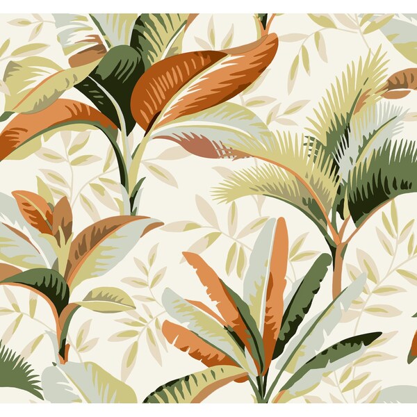 York Wallcoverings Summerhouse Sienna Wallpaper - GO8201