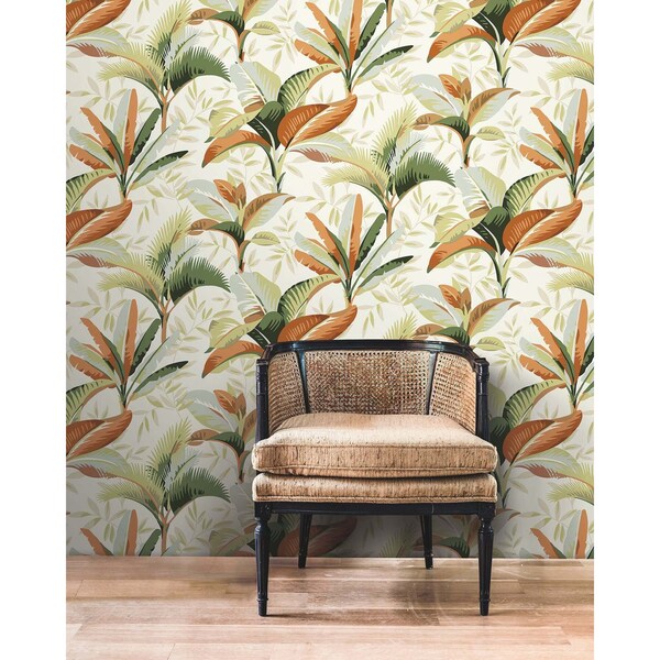 York Wallcoverings Summerhouse Sienna Wallpaper - GO8201