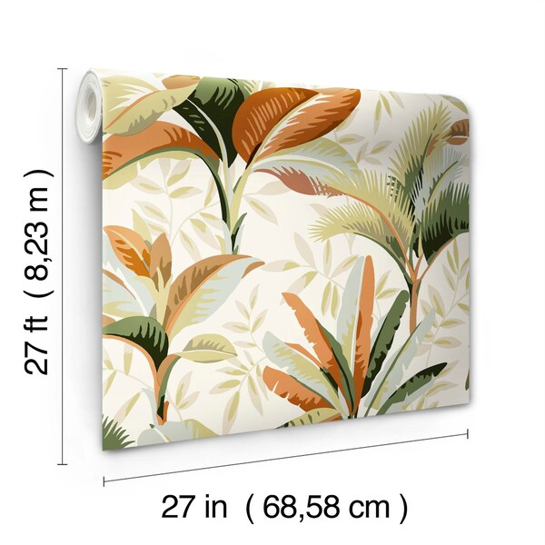 York Wallcoverings Summerhouse Sienna Wallpaper - GO8201