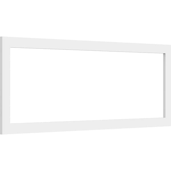 Ekena Millwork Prescott Decorative Wall Panel (Two-Piece), 38"W x 14"H x 3/8"P - WALP38X14X037PRE