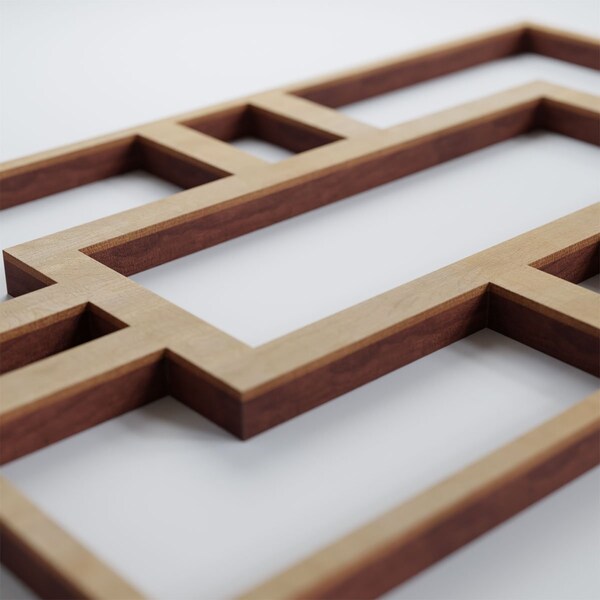 Ekena Millwork Extra Small Hastings Decorative Fretwork Wood Wall Panels, Birch, 4 7/8"W x 7 3/8"H x 3/8"T - WALW08X08X0375HASBI