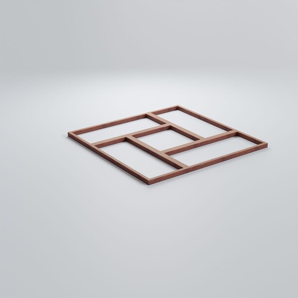 Ekena Millwork Small Sheffield Decorative Fretwork Wood Wall Panels, Wood (Paint Grde), 11 3/8"W x 11 3/8"H x 3/8"T - WALW12X12X0375SHFMF