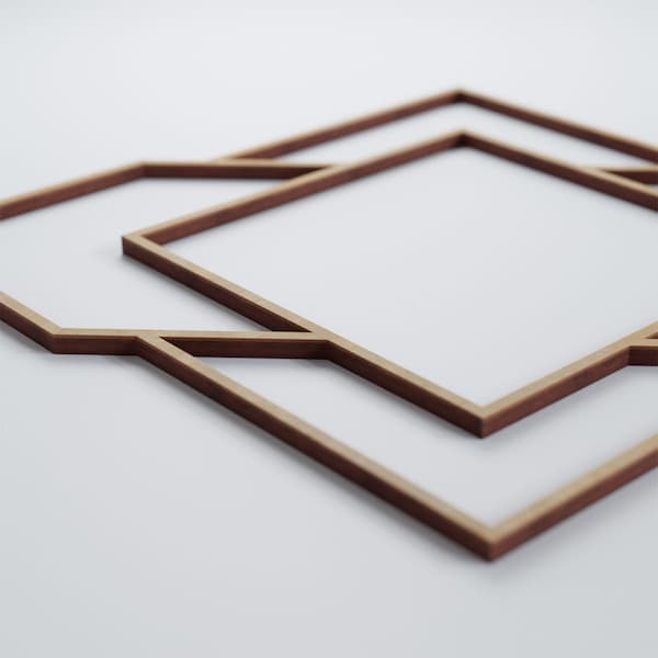Ekena Millwork Medium Monument Decorative Fretwork Wood Wall Panels, Hickory, 15 3/8"W x 15 3/8"H x 3/8"T - WALW16X16X0375MMTHI
