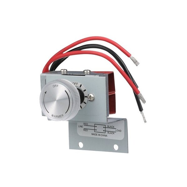 Tpi TPI TBD Built-In Thermostat Kit, Ivory/White, For Baseboard Heaters - TBD