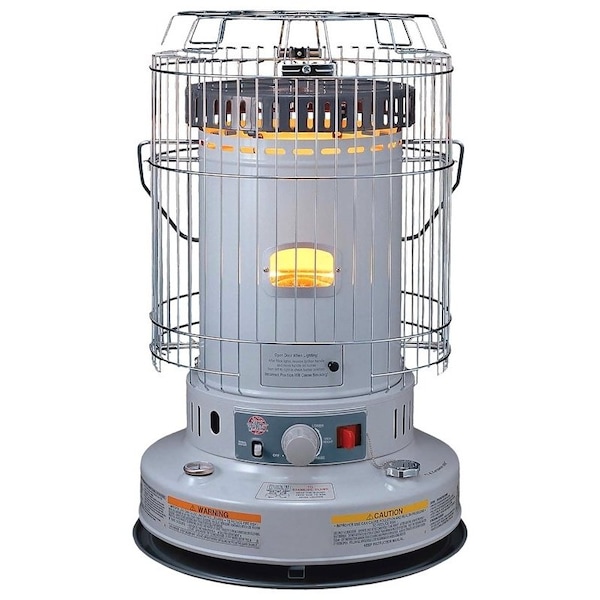Kero World Kero World KW-24G Portable Heater, 23,800 Btu, 1000 sq-ft Heating Area, Gray - KW24H