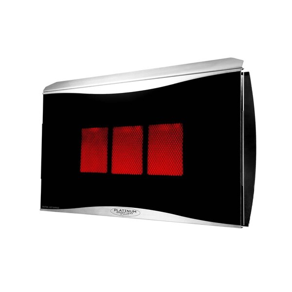 Caracteristicas Atractivas Platinum Smart-Heat 300 Series Propane Outdoor Patio Silver Heater - CA3374995