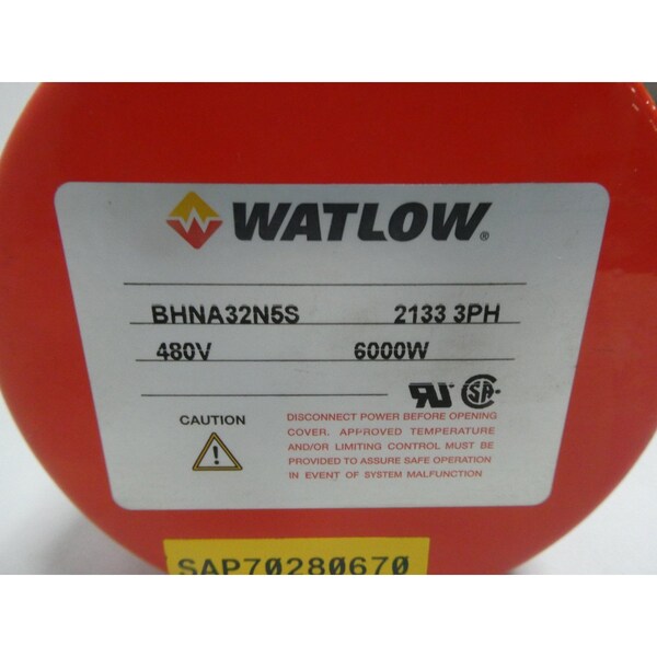 Watlow SCREW PLUG 2IN 34IN 6000W 480V-AC IMMERSION HEATER - BHNA32N5S