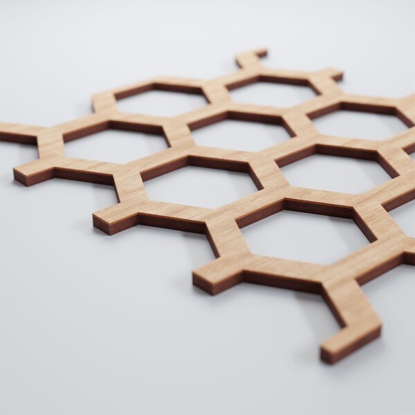 Ekena Millwork Medium Westmore Decorative Fretwork Wood Wall Panels, Alder, 10 1/4"W x 15 3/8"H x 3/8"T - WALW16X16X0375WSTAL