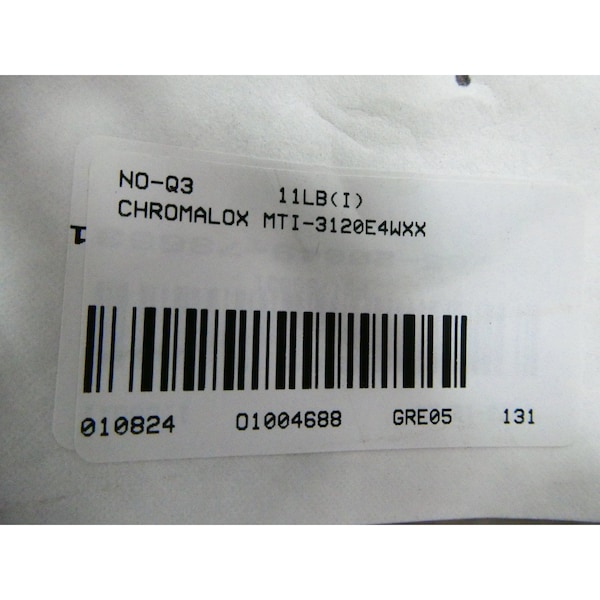 Chromalox 32 in. 6Kw 480V-Ac Immersion Heater - MTI-3120E4WXX
