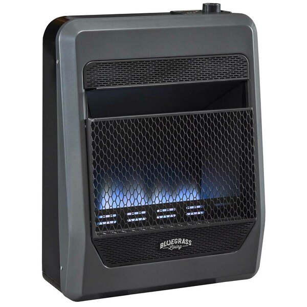 Bluegrass Living Natural Gas Vent Free Blue Flame Gas Space Heater With Blower And Ba - B20TNB-BB
