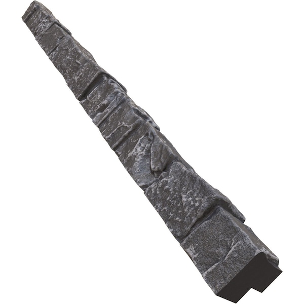 Ekena Millwork Universal Outside Corner for StoneWall Faux Stone Siding Panels - PNUOC03X48DR