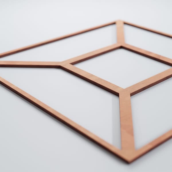 Ekena Millwork Large Marion Decorative Fretwork Wood Wall Panels, Cherry, 23 3/8"W x 23 3/8"H x 3/8"T - WALW24X24X0375MARCH