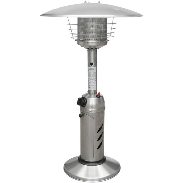 Seasonal Trends Seasonal Trends HPS-C-SS Portable Stainless Steel Liquid Propane Patio Heater, 11,000 Btu - HPS-C-SS