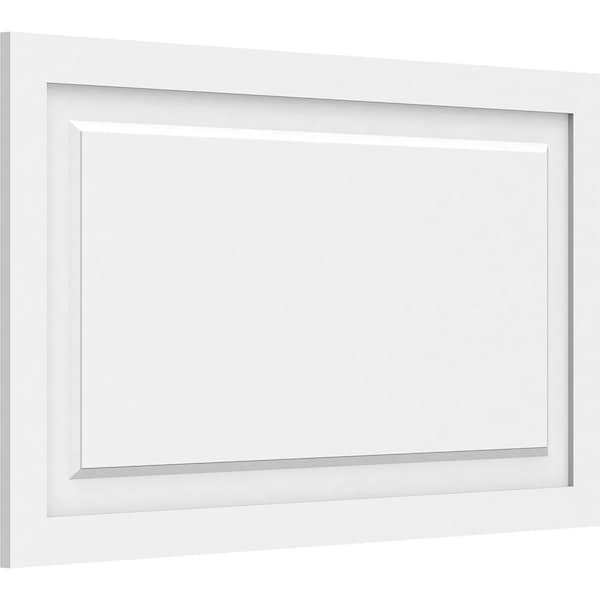Ekena Millwork Harrison Raised Panel Decorative Wall Panel, 38"W x 22"H x 5/8"P - WALP38X22X062HAR