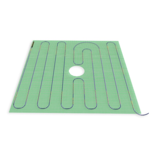 Warmlyyours Tempzone Shower Mat 120V 32'' x 32'', 7.1 sq.ft., 0.9A - TRT120-2.7X2.7