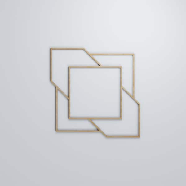 Ekena Millwork Large Monument Decorative Fretwork Wood Wall Panels, Hickory, 23 3/8"W x 23 3/8"H x 3/8"T - WALW24X24X0375MMTHI