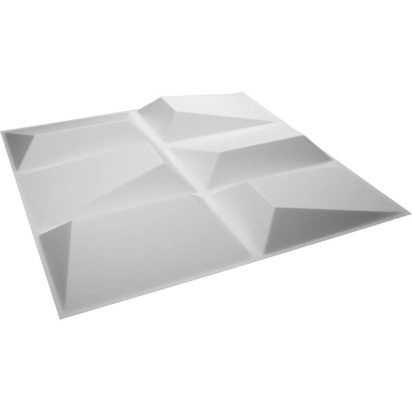 Ekena Millwork 19 5/8in. W x 19 5/8in. H Stratford EnduraWall 3D Wall Panel Covers Total 133.73 Sq. Ft., 50PK - WP20X20STWH-CASE-50