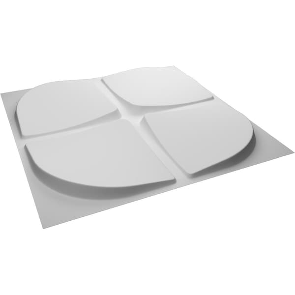 Ekena Millwork 19 5/8in. W x 19 5/8in. H Franklin EnduraWall Decor 3D Wall Panel Covers Total 133.73 Sq. Ft., 50PK - WP20X20FRWH-CASE-50