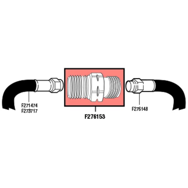 Mr. Heater Mr. Heater 3/8 in. D X 9/16 in. D Brass MPT x MPT Propane Fitting - F276153