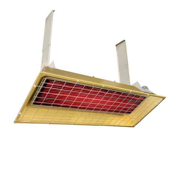 Fostoria Infrared Overhead Electric Heater, 1, 3 Phase, Aluminum, 240V AC - H95-FSS-3