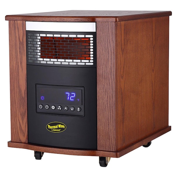 Sunheat Intl Germicidal Air Purification Infrared Heater - Modern Oak - SU460550