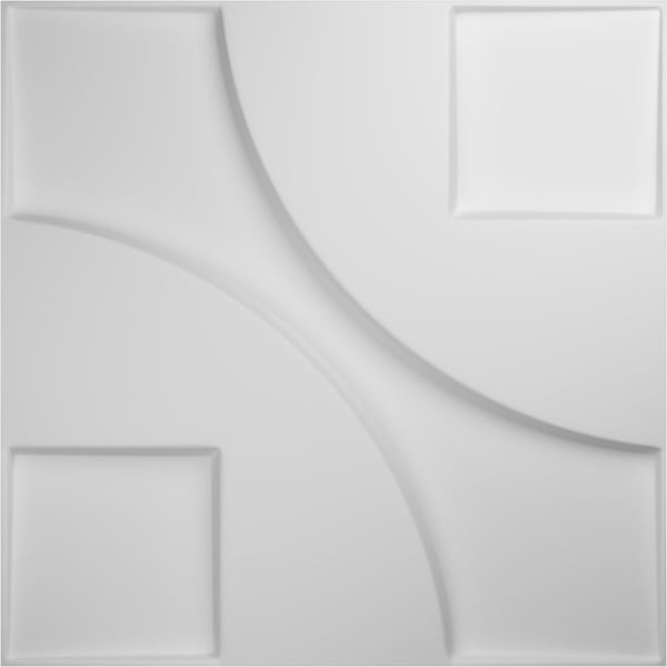 Ekena Millwork 19 5/8in. W x 19 5/8in. H Nestor EnduraWall Decor 3D Wall Panel Covers, Total 32.1 Sq. Ft., 12PK - WP20X20NEWH-CASE-12