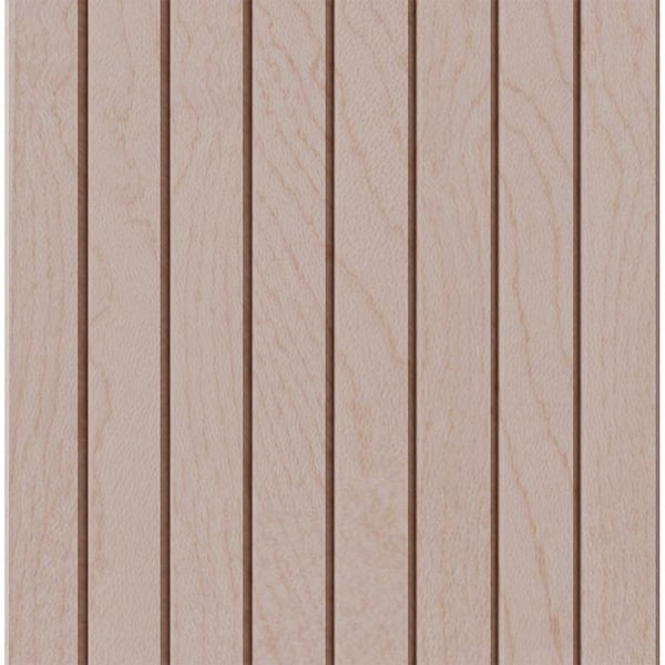 Designs Of Distinction 1-1/2" Thin Bevel Slat Tambour - Hard Maple (12"W x 96"L) - 011296206HM1
