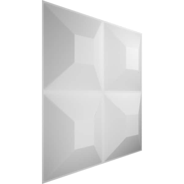 Ekena Millwork 19 5/8in. W x 19 5/8in. H Foster EnduraWall Decor 3D Wall Panel Covers, Total 26.75 Sq. Ft., 10PK - WP20X20FOWH-CASE-10