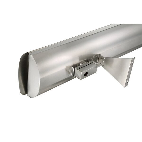 Eurofase 304 SS 39in Single Element 2500W 208V Heater, Stainless Steel, Astra Decor Plate - EF25208S4