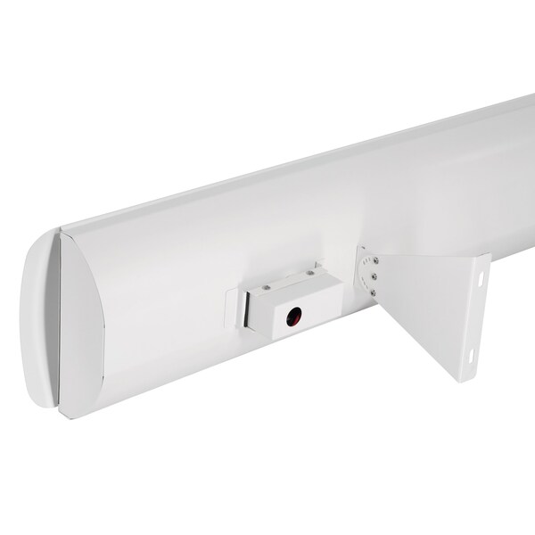 Eurofase 304 SS 61in Single Element 3000W 480V Heater, White, Clover Decor Plate - EF30480W2