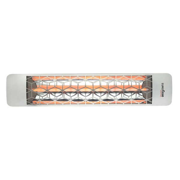 Eurofase 304 SS 39in Single Element 2500W 240V Heater, Stainless Steel, Stella Decor Plate - EF25240S6