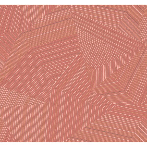 York Wallcoverings Dotted Maze Desert Red Wallpaper - OI0611