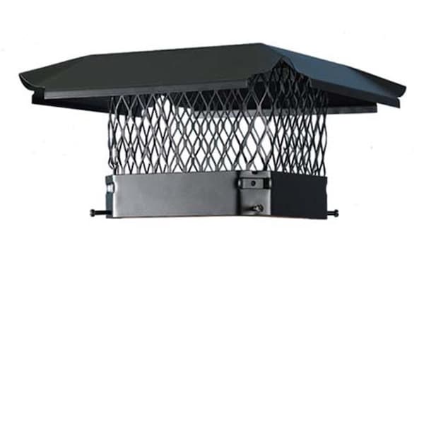 Hy-C Company Hy-C CBO1818 Black Single Flue Chimney Cap - CBO1818