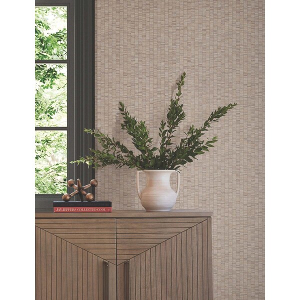 York Wallcoverings Lemuria Taupe Wallpaper - SI6575