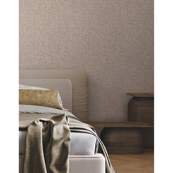 York Wallcoverings Lemuria Taupe Wallpaper - SI6575