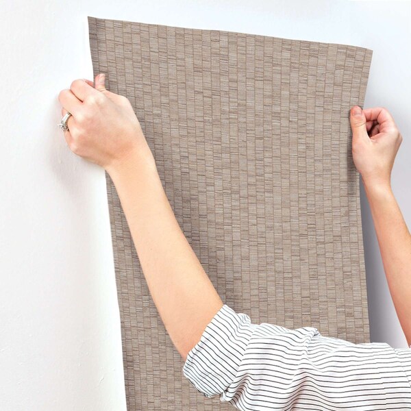 York Wallcoverings Lemuria Taupe Wallpaper - SI6575