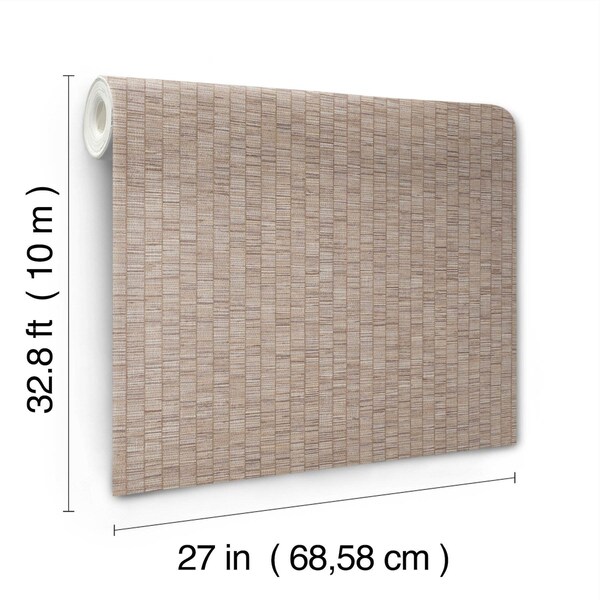 York Wallcoverings Lemuria Taupe Wallpaper - SI6575