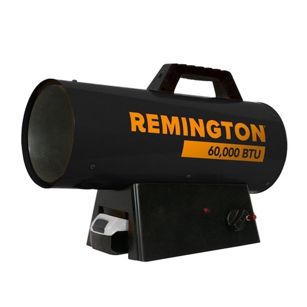 Heat Hog Remington 60000 BTU Battery Operated LP Forced Air Heater - Battery Not Included - HOGREM-60VBOA-GFA-B