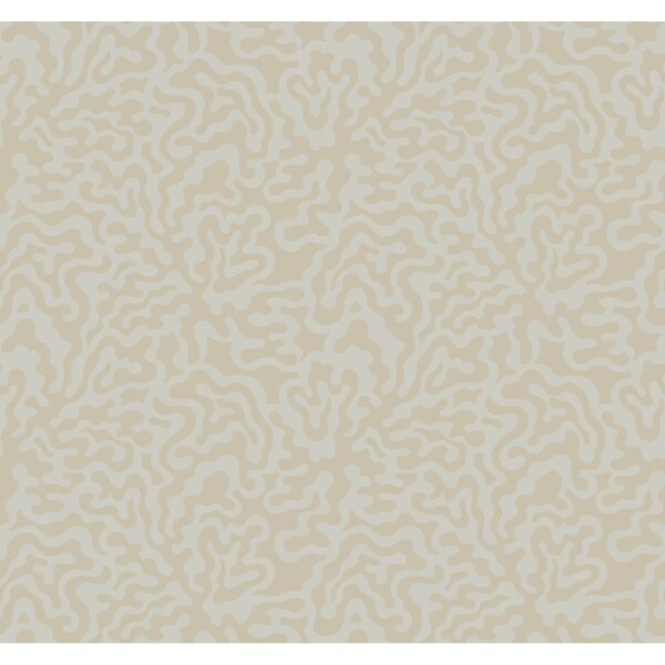 York Wallcoverings Nebulous Cloud Grey and Gold Wallpaper - AG2023