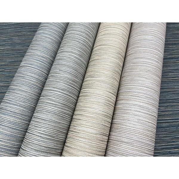 York Wallcoverings Grass Roots Blue Grey Wallpaper - ND3037N