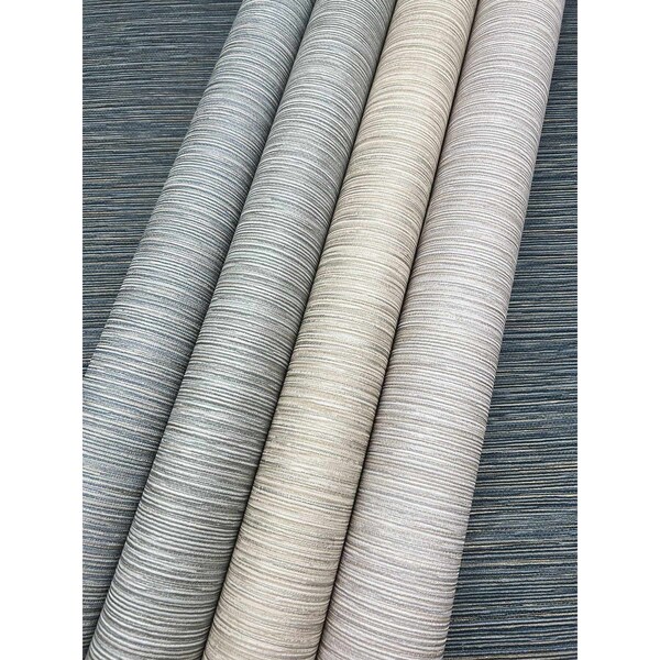 York Wallcoverings Grass Roots Blue Grey Wallpaper - ND3037N